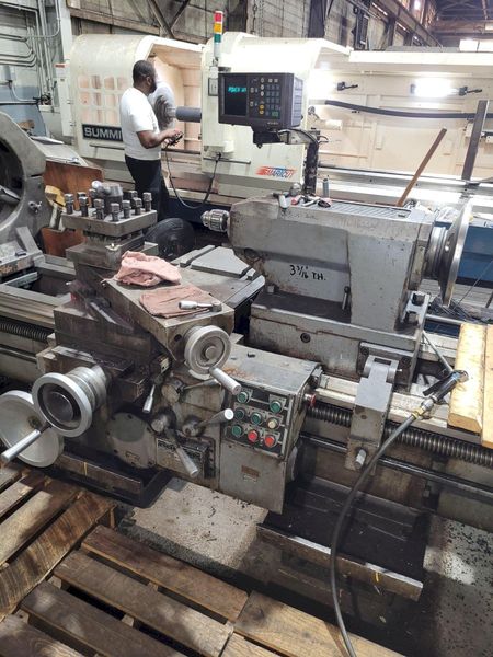 Poreba / Polamco 31.5/42.5" X 236" Model TPK-80A/6M  Gap Bed Engine Lathe.
