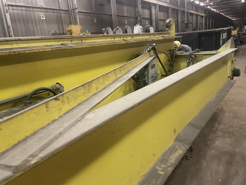 20 TON X 40' ROBBINS & MEYERS OVER HEAD BRIDGE CRANE: STOCK #76089