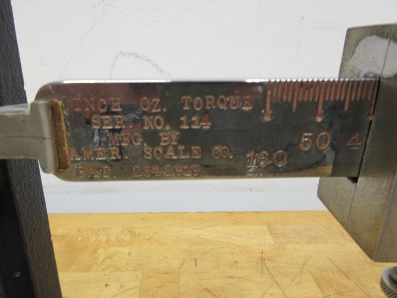 Proto-Chapman #6002 Calibrator Balance Beam Scale, Capacity 160 Inch Ounces, with Standard Weight Set- Auction Item