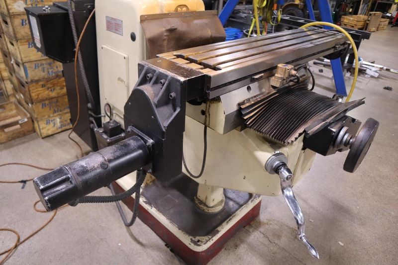 Chevalier FM-3VKH 3-Axis CNC Knee Mill, 50"x10" Table, Kurt Power Drawbar- Auction Item