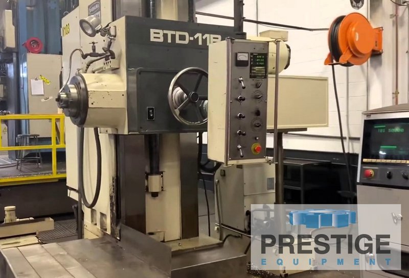4.3" Toshiba BTD-11B, X-78", Y-59", Z-51", W-25", 55" x 63" R.Tab, 1600 RPM, CAT 50, Tosnuc 3 CNC, #32969