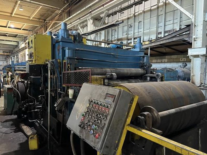 72" x .200" x 50,000# Voss cut to length line, Stock# 10962