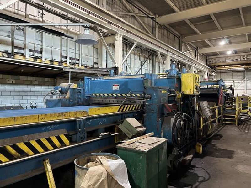 72" x .200" x 50,000# Voss cut to length line, Stock# 10962