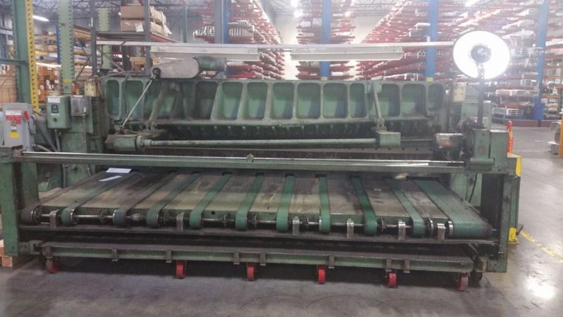12' x 1/4" Wysong 1225 Mechanical Shear