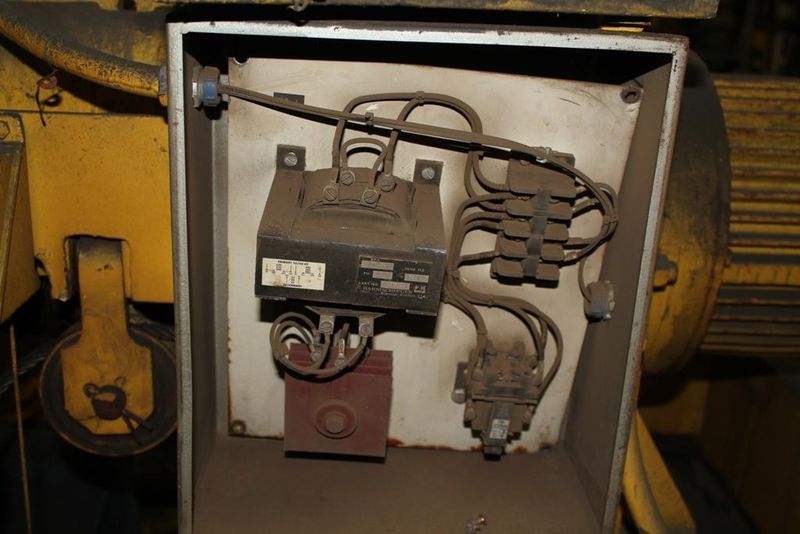 5 TON P & H ELECTRIC HOIST WITH POWER TROLLY: STOCK #17650