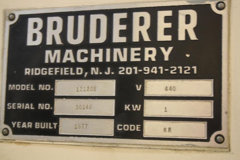 4.7' X 0.05 BRUDERER 19 ROLL STRAIGHTENER & COIL REEL: STOCK #64789