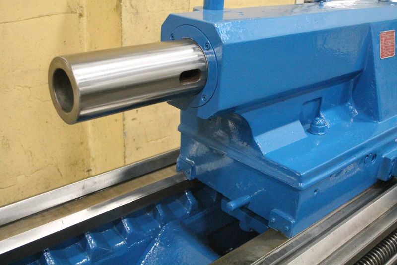 28" X 132" HERCULES AJAX HEAVY DUTY 25 GAP BED ENGINE LATHE: STOCK #65453