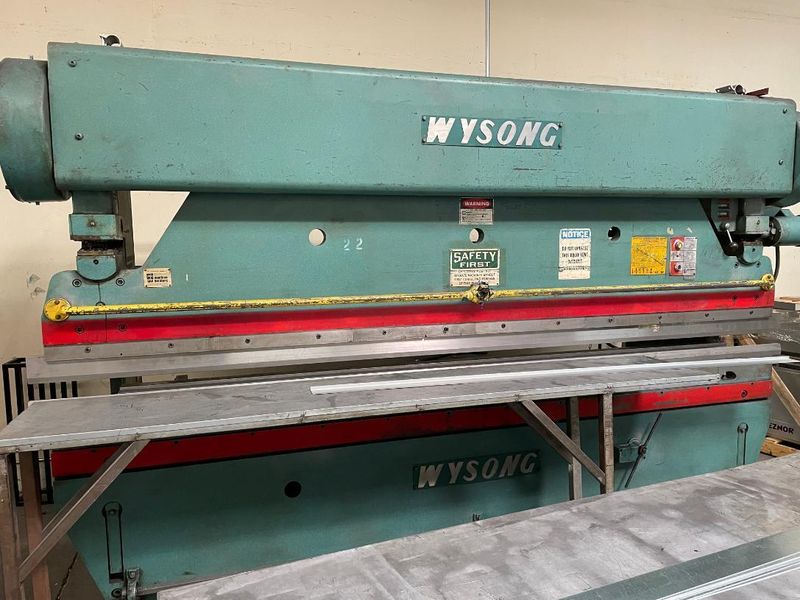 100 Ton x 10' Wysong 100-10 Mechanical Press Brake