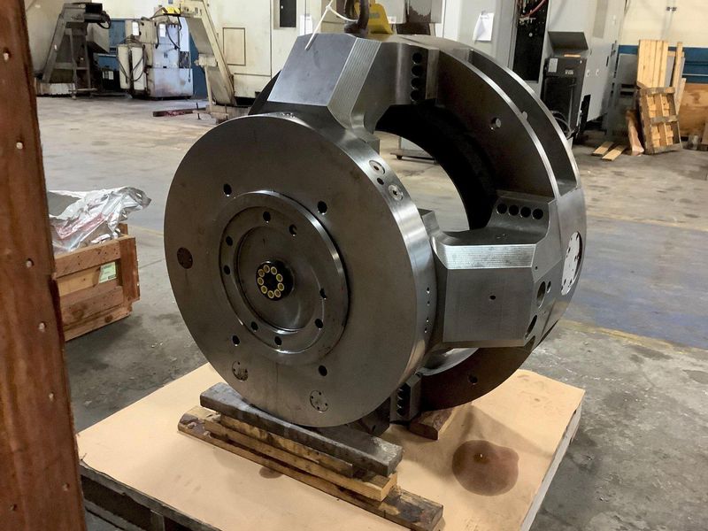 New, 45” Rohm Hydraulic Indexing Chuck with Hydraulic Power Unit