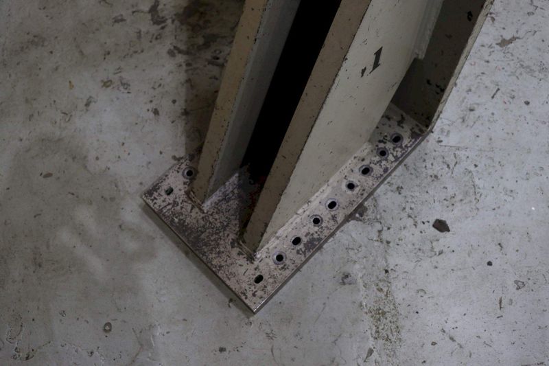 PAIR - 18" X 48" X 30" CUSTOM DRILLED  ANGLE PLATES: STOCK #73099