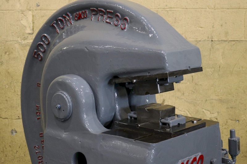 500 TON ESCO SWAGING PRESS: STOCK #73044