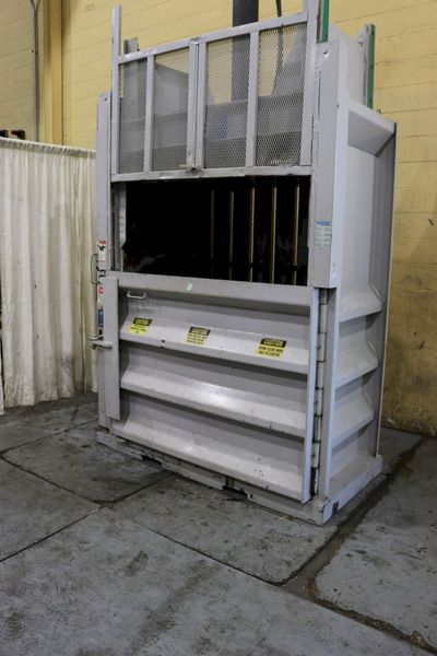 60' X 30' SP INDUSTRIES VB 60-E VERTICAL CARD BOARD BALER: STK 72954