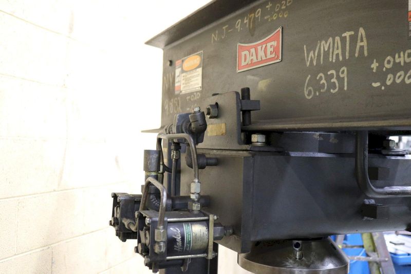 75 TON DAKE MODEL #6-475 PNEUMATIC H FRAME PRESS: STOCK #72552