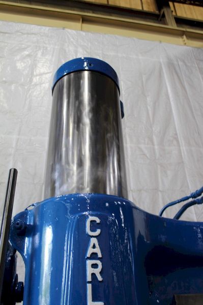 5' X 15" CARLTON RADIAL DRILL: STOCK #72206