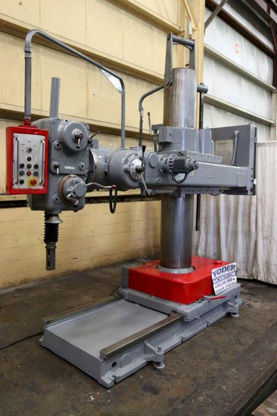 6' X 16' KOVOSVIT RADIAL DRILL WITH UNIVERSAL HEAD: STOCK 69648