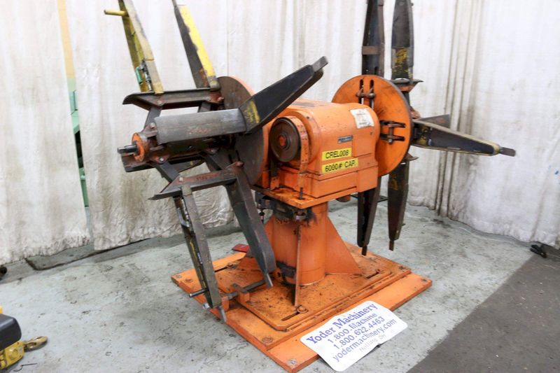 6000 LBS X 18' DOUBLE END COIL REEL: STOCK #68536