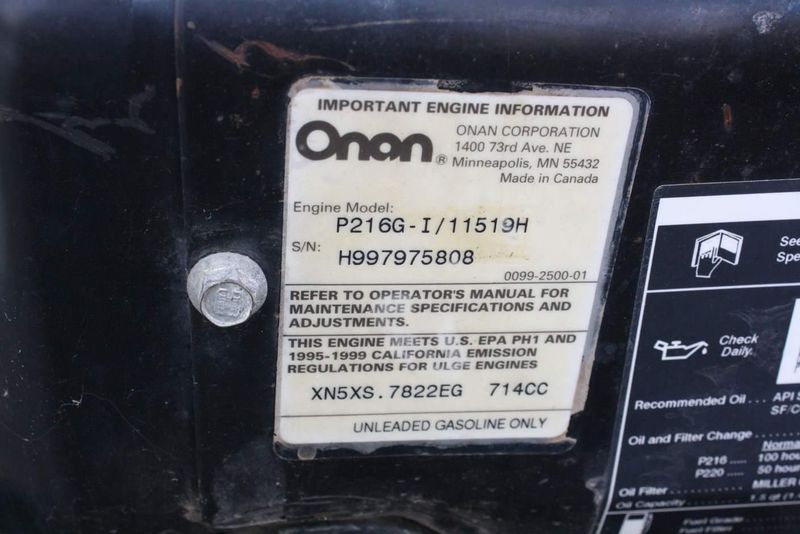 HOBART MODEL #8500 PORTABLE WELDER & GENERATOR: STOCK 67307