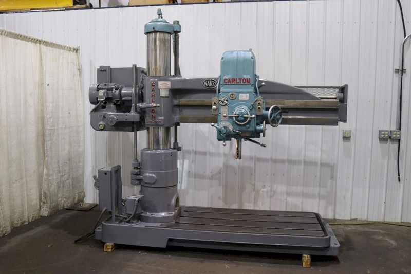 5' X 11" CARLTON RADIAL DRILL: STOCK #66828