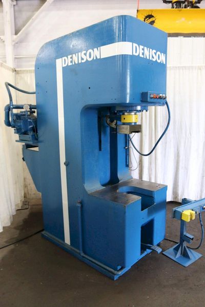 50 TON DENISON HYDRAULIC C FRAME PRESS: STOCK #63220