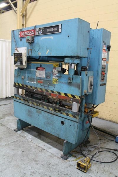 55 TON X 6' NIAGARA HYDRAULIC PRESS BRAKE: STOCK #61950