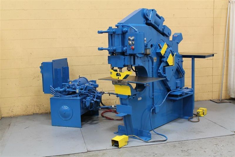 75 TON 6" X 6" X 1/2" BUFFALO 75 TON HYDRAULIC IRONWORKER: STOCK #57965