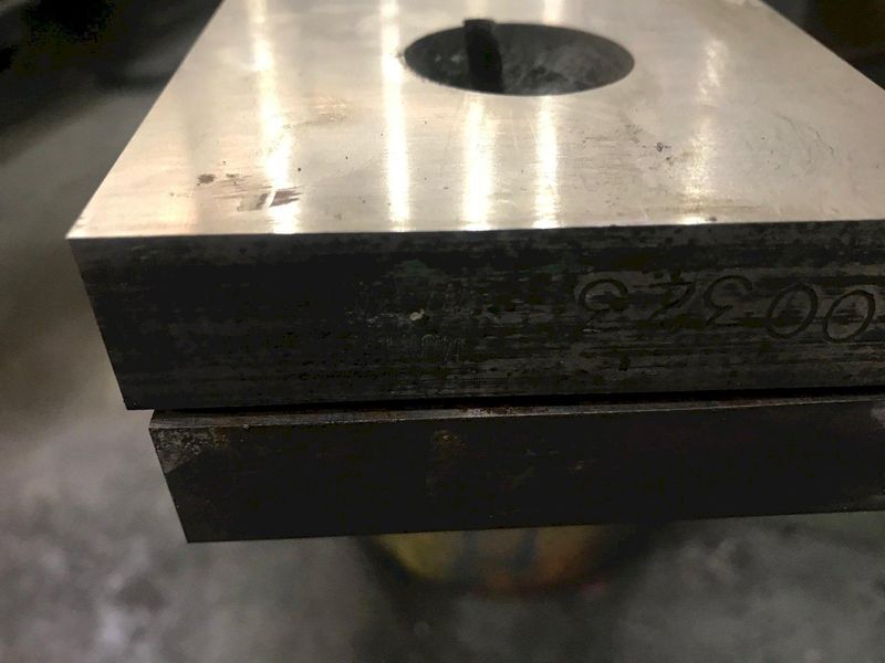 10' X 3 3/4 X 7/8' 4-SIDED CINCINNATI SHEAR BLADES:  STOCK #54428