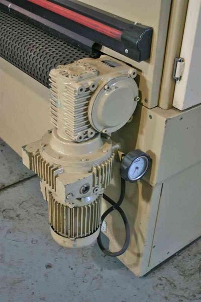 36" WIDE A E M/WEBER PASS THROUGH BELT GRINDER: STOCK #52373