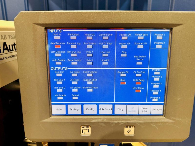 Autobag AB180 w/PI-412C Printer Bagger System