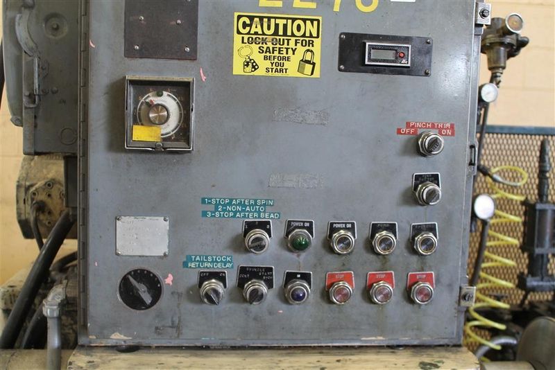 AUTO SPIN & BEAD FORMING LATHE: STOCK #61517