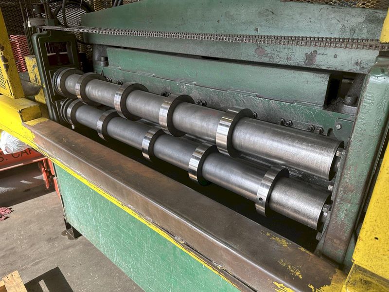 48" ASC SLITTING & CUT-TO-LENGTH (SLEAR) LINE WITH AMS CONTROLS: STOCK #19199