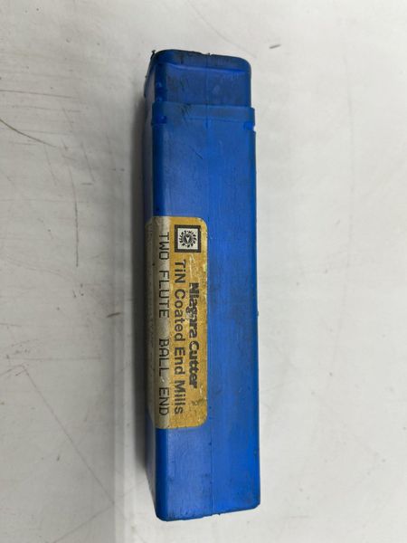 1” NIAGARA 24320 HSS FLUTE BALL END MILL: STOCK #15973