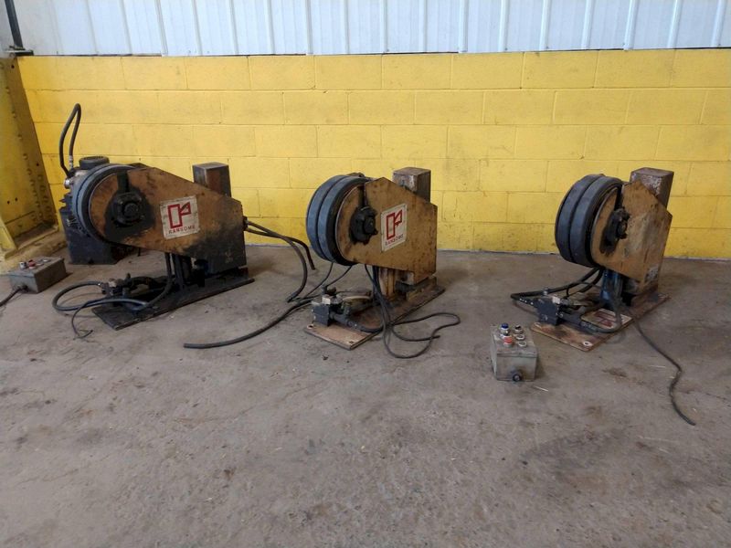 (6) 2.5 TON RANSOME MODEL #AAIRR TURNING ROLLS: STOCK 14800