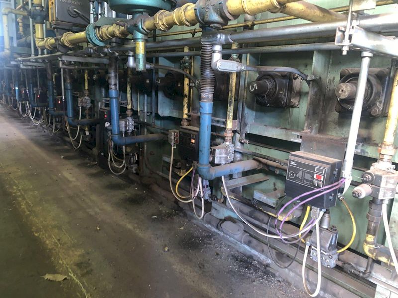 144" FLINN & DREFFEIN ENGINEERING PASS THROUGH GAS FIRED FURNACE: STOCK #13372