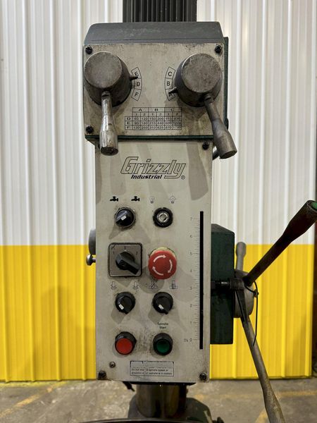 27" GRIZZLY MODEL #G0756 HEAVY DUTY DRILLING & TAPPING SINGLE SPINDLE DRILL:: STOCK 16885