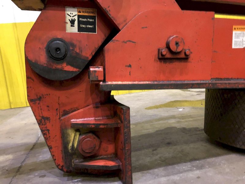 20,000 LB 10 TON BUSHMAN MODEL 6100 SINGLE RIM VERTICAL COIL LIFTING TONG SCISSOR TYPE COIL LIFT