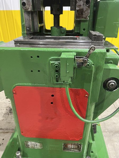 25 TON YODER MODEL #P-25 MECHANICAL CUTOFF PRESS, 2.25" STROKE : STOCK #20524