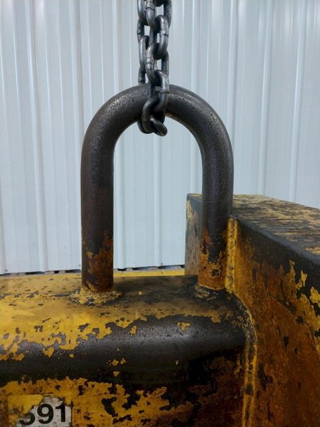 20,000 LB 10 TON x 36' CADY COIL LIFTING C HOOK: STOCK #14592
