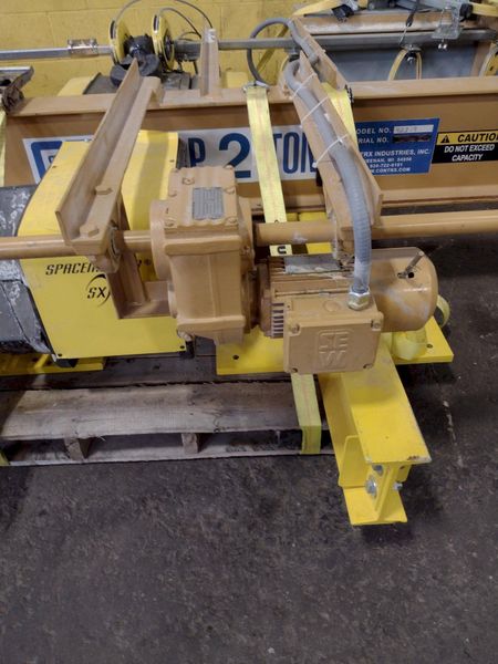 2 TON X 13' CONTRX CRANES / R&M HOIST UNDERSLUNG BRIDGE CRANE: STOCK #16541