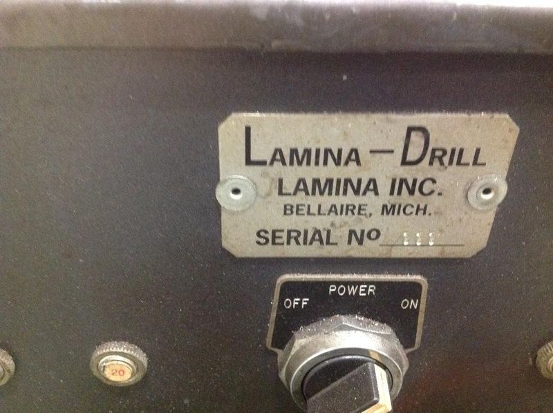LAMINA DRILL PORTABLE MAGNETIC DRILLING & TAPPING MACHINE: STOCK #65532