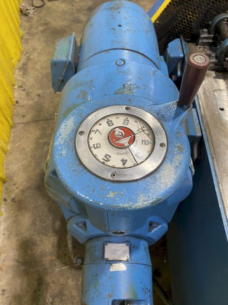 10 STAND X 1.5" YODER ROLLFORMER BASE WITH DRIVE MOTOR: STOCK #17003
