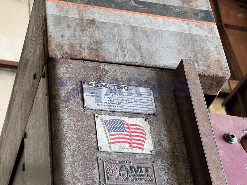 Used, HEM WF190LA-DC Horizontal Automatic Bandsaw, 25" x 44" capacity