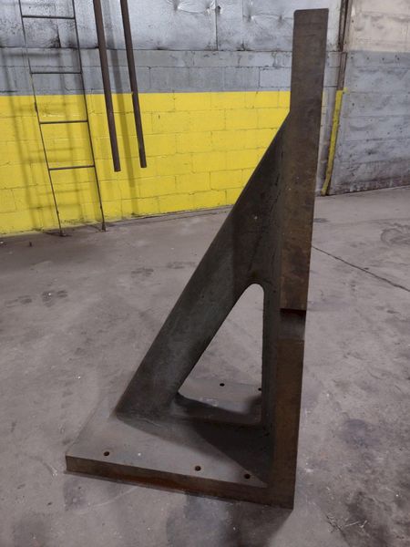 48" X 18" X 28" SET OF (2) CAST IRON ANGLE PLATES: STOCK #19368