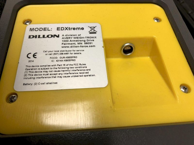 25,000 LBS DILLON ED-XTREME CRANE SCALE & WIRELESS READOUT CONTROLLER: STOCK #16799