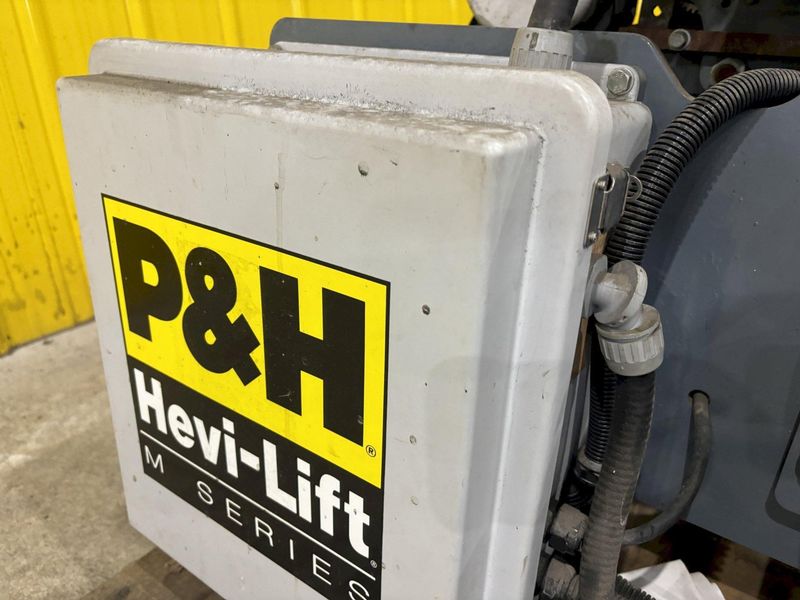 2 TON P&H "HEVI-LIFT SERIES M" POWERED CABLE HOIST WITH POWER TROLLEY: STOCK #17098