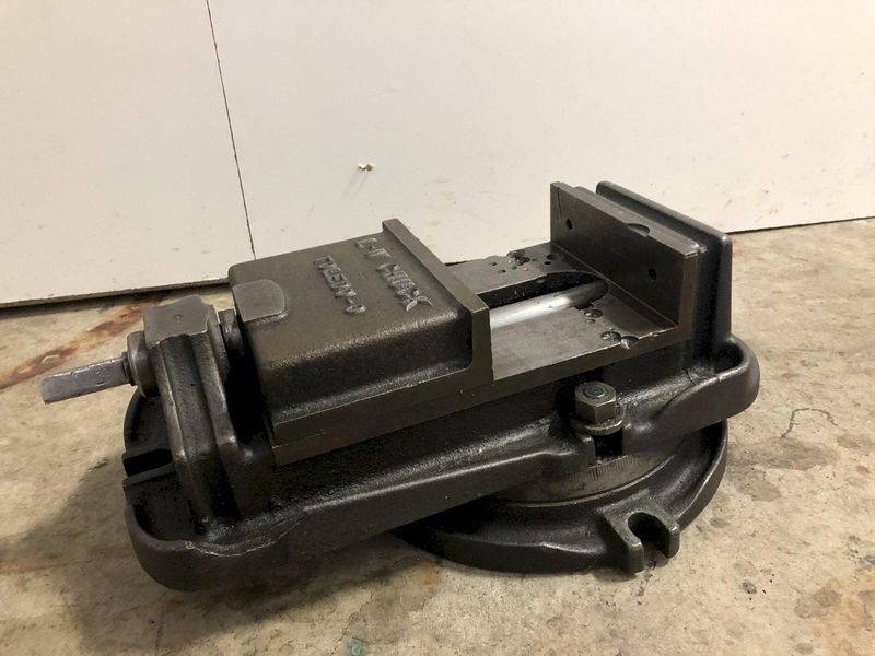 6" L-W CHUCK TOLEDO VISE WITH SWIVEL BASE: STOCK 17548