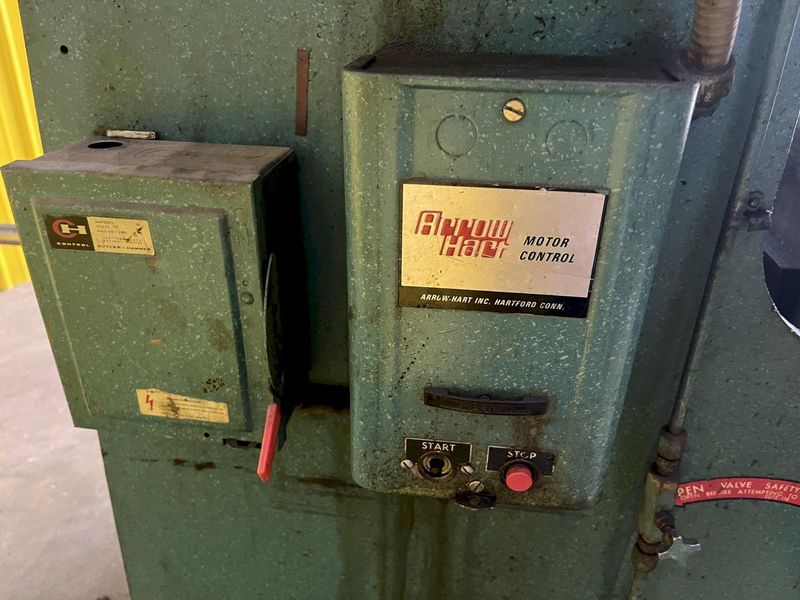 20 TON x 52" WYSONG MODEL #2052 MECHANICAL PRESS BRAKE WITH HURCO BACK GAUGE: STOCK 17100