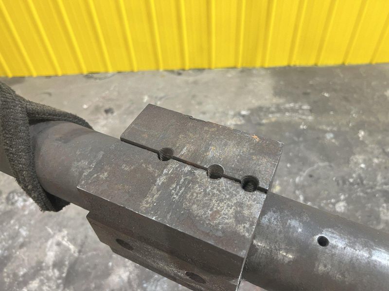 4" DIAMETER X 105" LONG BORING BAR WITH MORSE TAPER: STOCK #20650