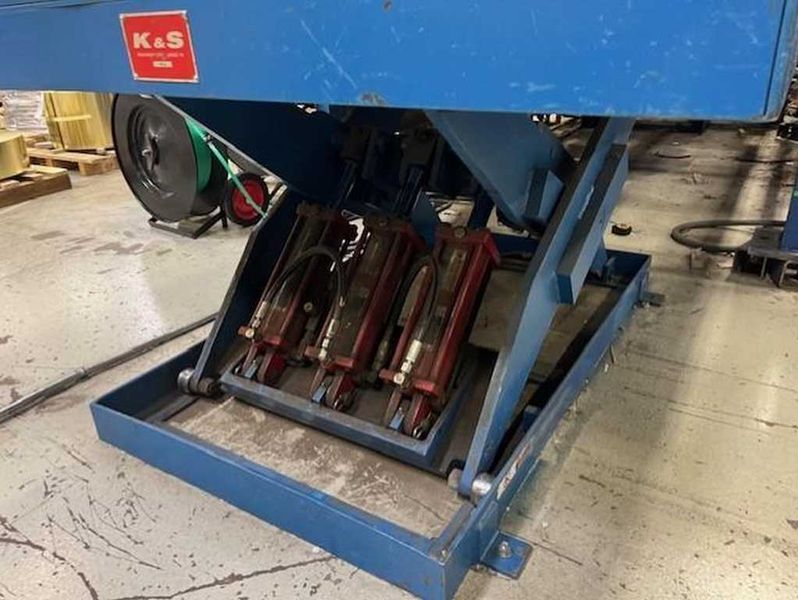 6,000# x 60" K&S Banding Line Stacker