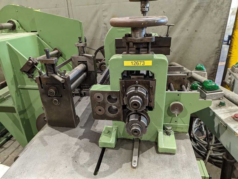 12" x 2.50" x 1,000# Ruesch Slitting Line