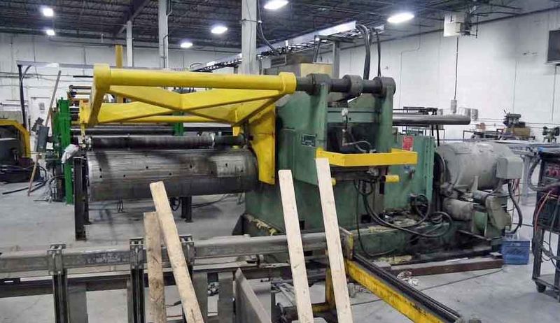 60" x 7.00" x 40,000# Loopco Slitting Line